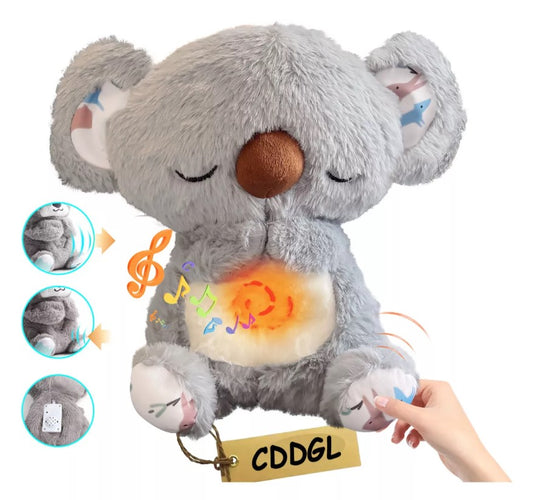 🧸💤 Peluche Koala que Respira: el compañero perfecto para dulces sueños. ¡Suave, tierno y lleno de calma para tu pequeño! 🌙💙